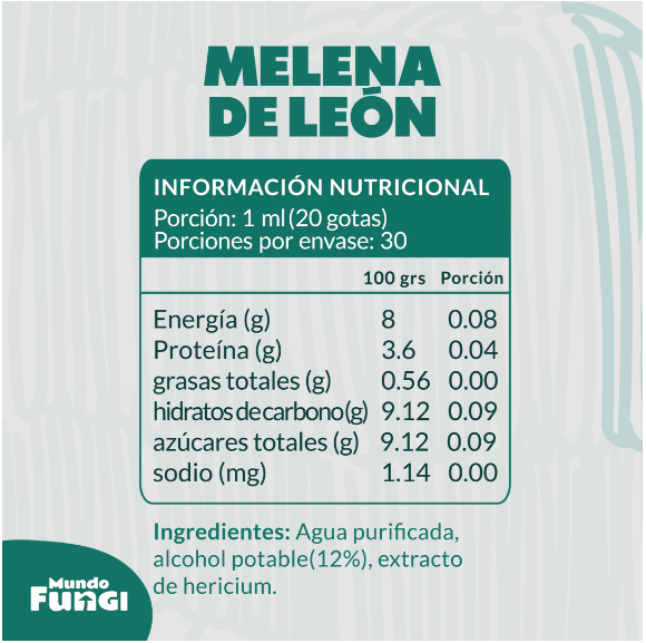 Extracto Melena de León - Gotas 30ml