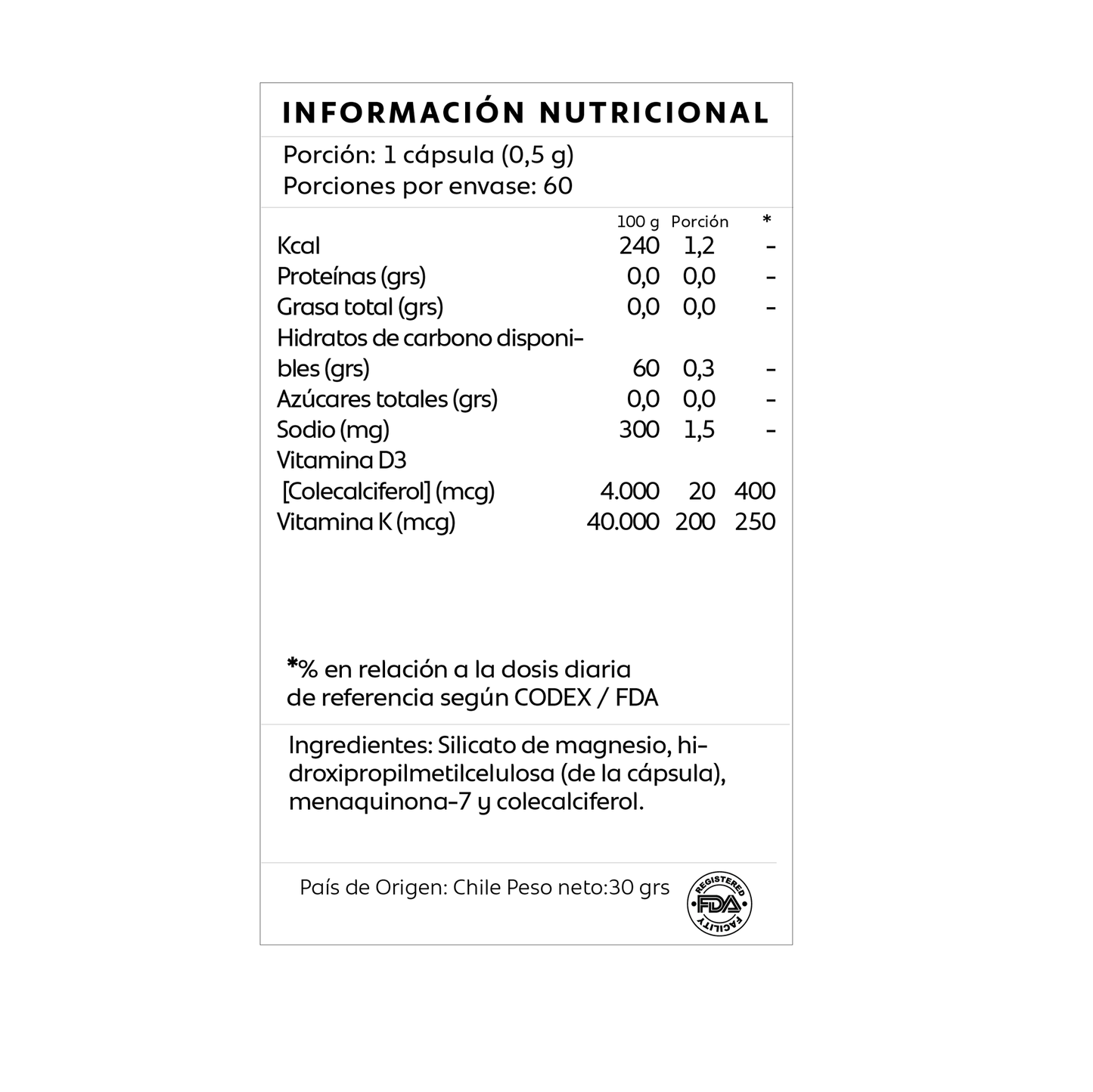 Vitamina D3 & K2
