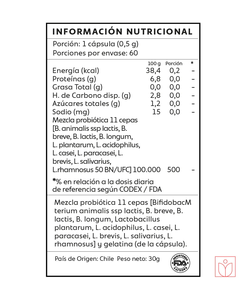 Probióticos 11 cepas