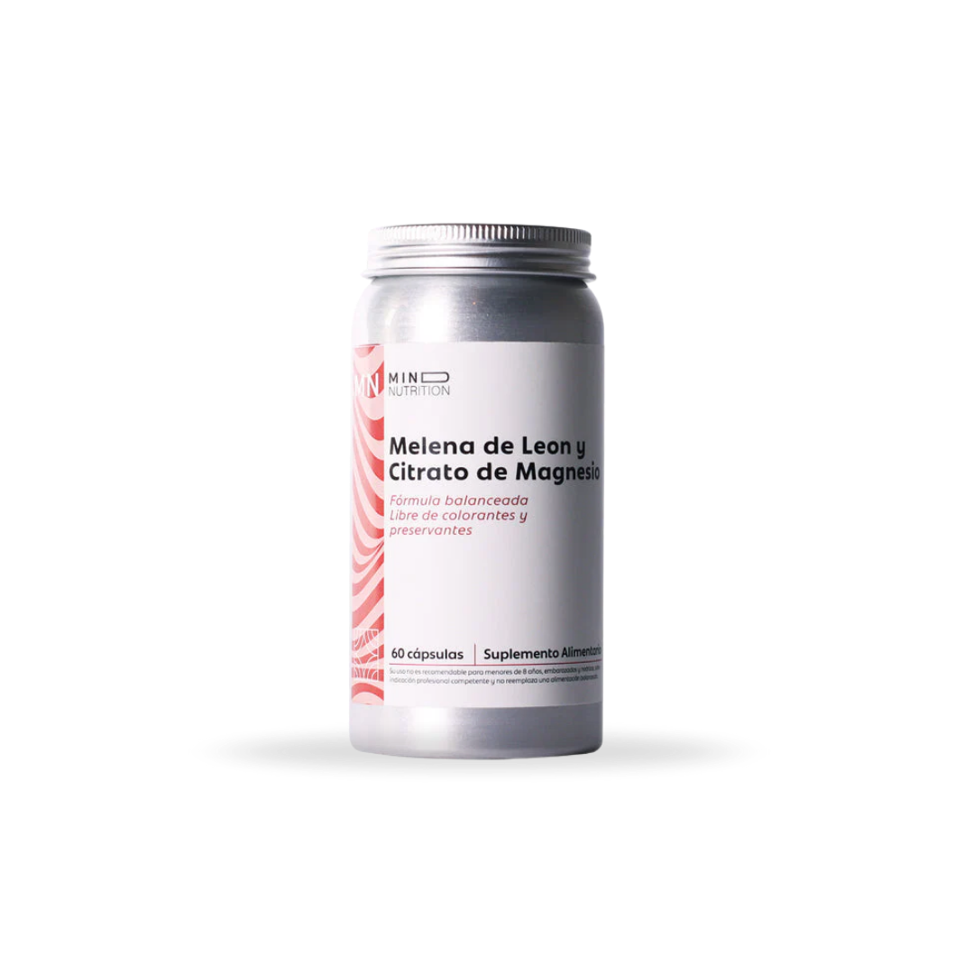 Melena de León + Citrato de Magnesio + Vit B6 - Cápsulas