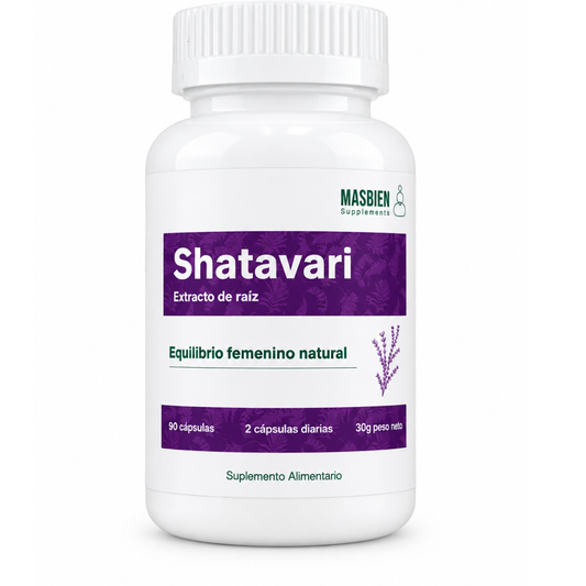 Shatavari y Maca 90 cápsulas Masbien