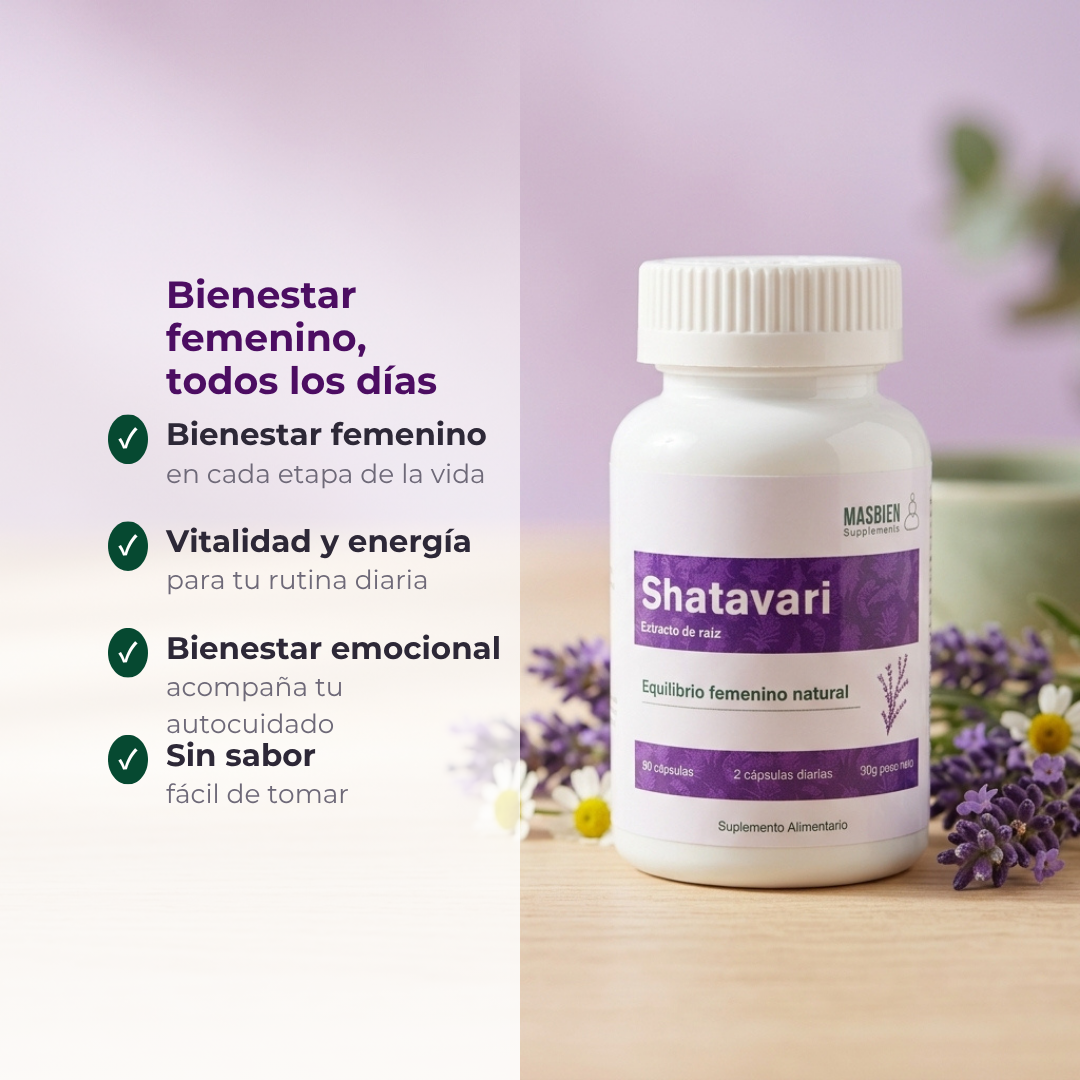 Shatavari y Maca Masbien Beneficios
