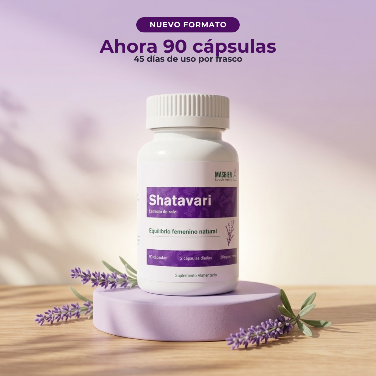 Shatavari y Maca Masbien