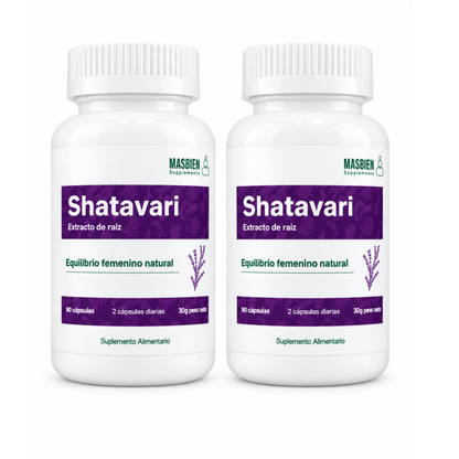 Shatavari + Maca 90 Cápsulas - Masbien