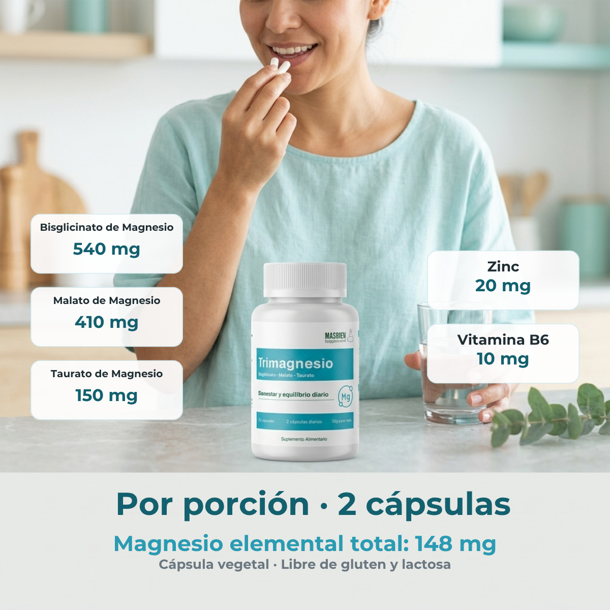 Trimagnesio Masbien Ingredientes