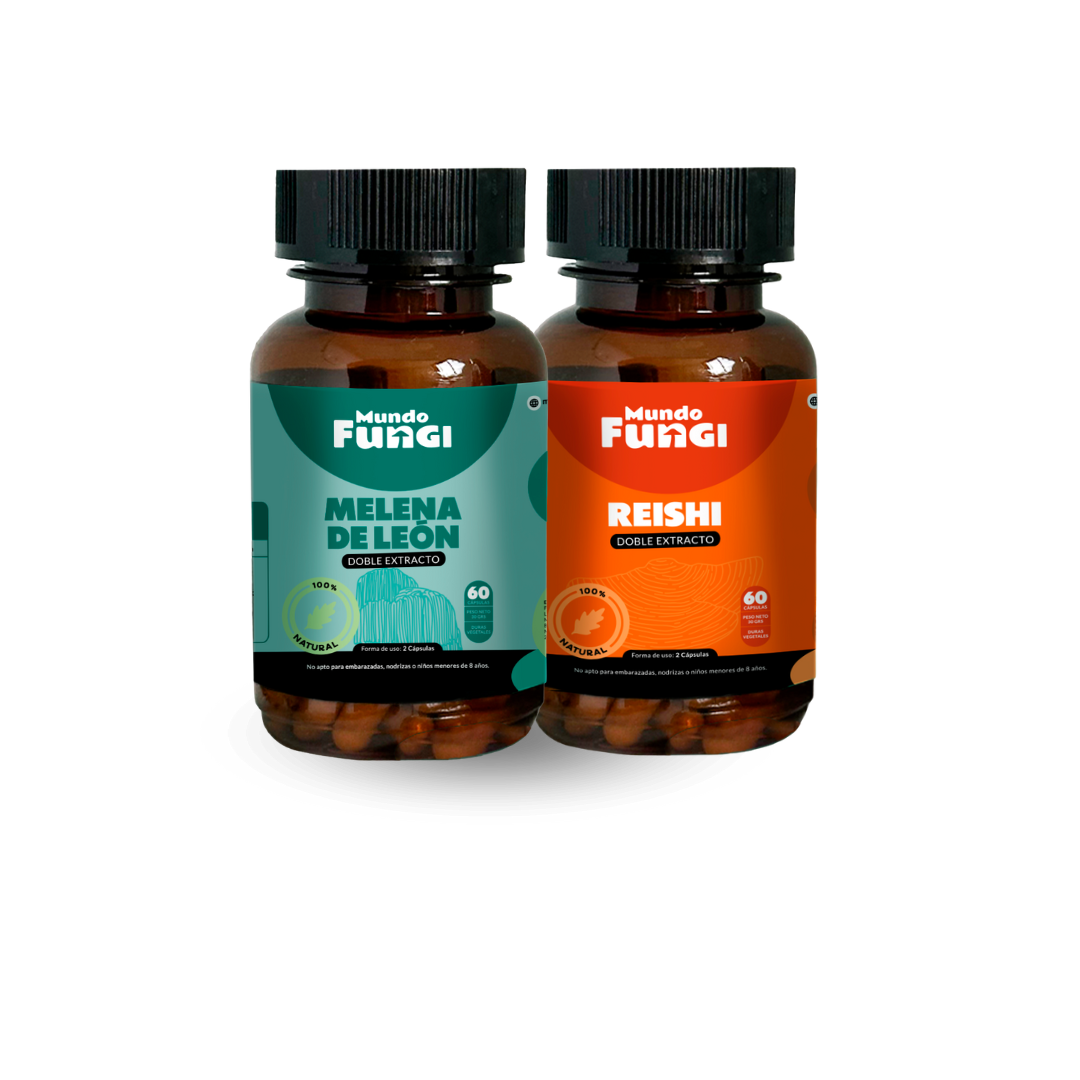 Pack Estrés, Ansiedad y Depresión - Mundo Fungi 🍄