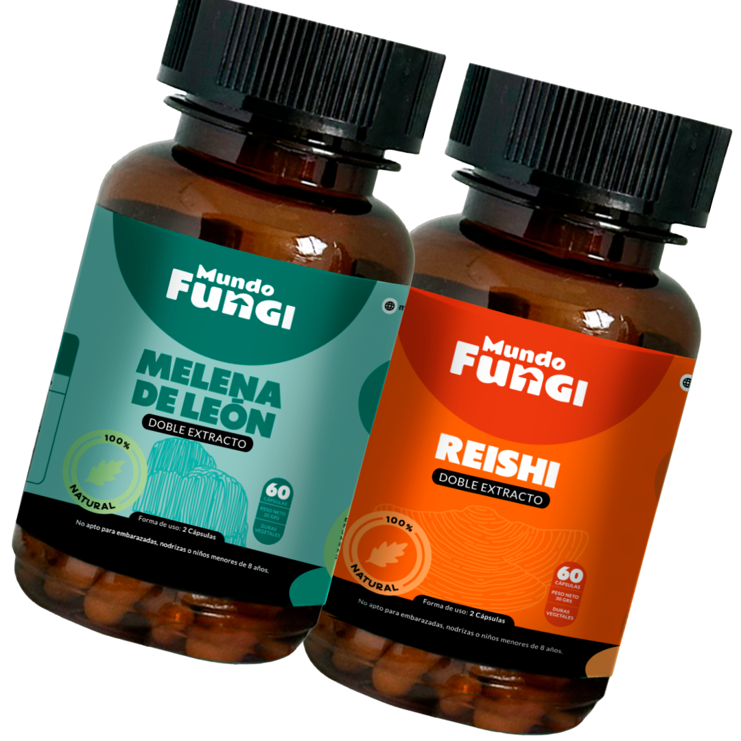 Pack Estrés, Ansiedad y Depresión - Mundo Fungi 🍄