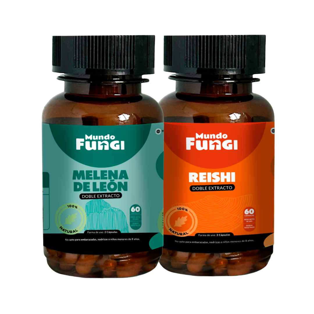 Pack Estrés, Ansiedad y Depresión - Mundo Fungi 🍄