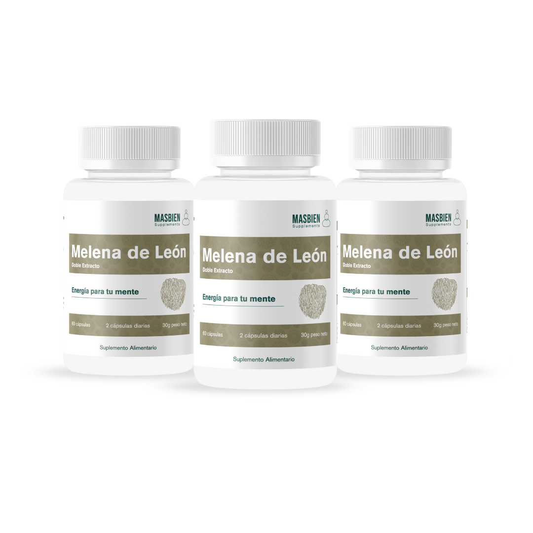 Pack Melena de León 3 Meses - Masbien 🌿