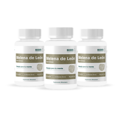 Pack Melena de León 3 Meses - Masbien 🌿