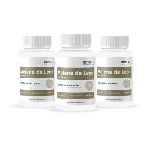 Pack Melena de León 3 Meses - Masbien 🌿