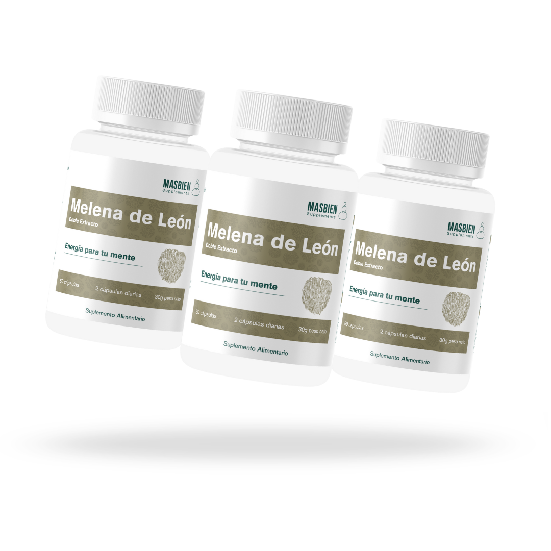 Pack Melena de León 3 Meses - Masbien 🌿