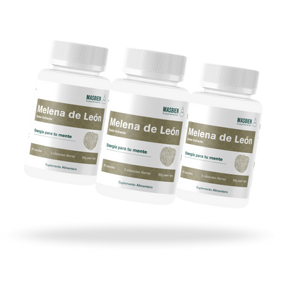 Pack Melena de León 3 Meses - Masbien 🌿