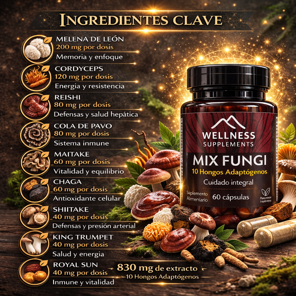 Mix Fungi - Wellness Supplements