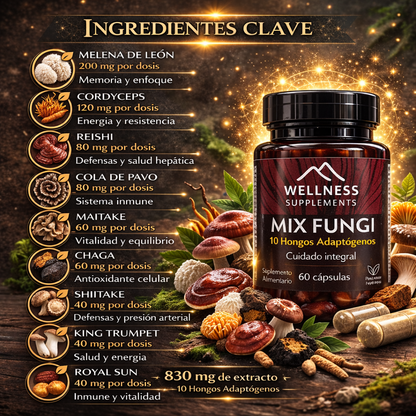 Mix Fungi - Wellness Supplements