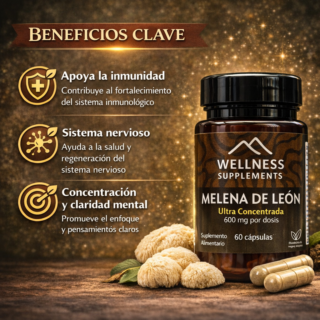 Melena de León - Wellness Supplements