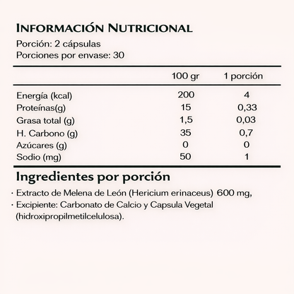Melena de León - Wellness Supplements