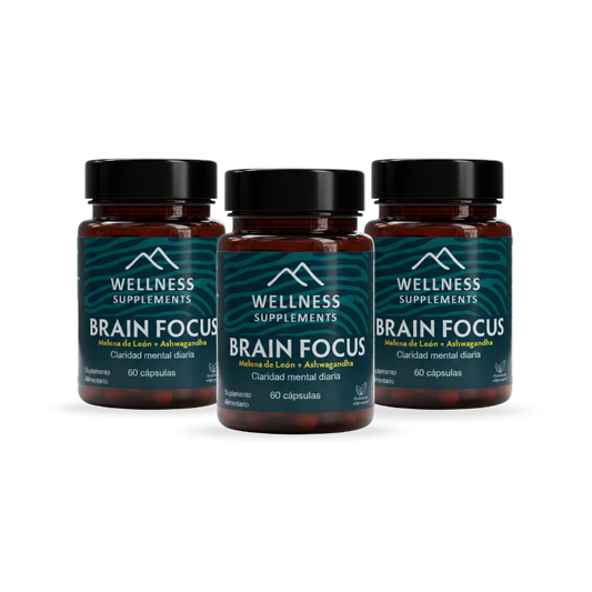 Pack Brain Focus 3 Meses - Wellness Supplements 🏔️