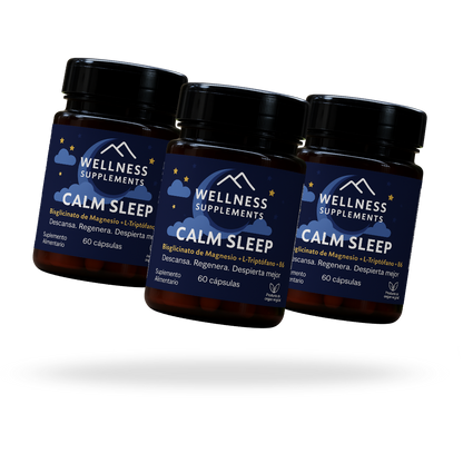 Pack Calm Sleep 3 Meses - Wellness Supplements 🏔️