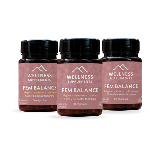 Pack Fem Balance 3 Meses - Wellness Supplements 🏔️