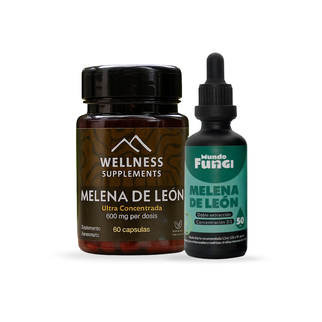 Pack Melena de León – Foco total, memoria activa y claridad mental