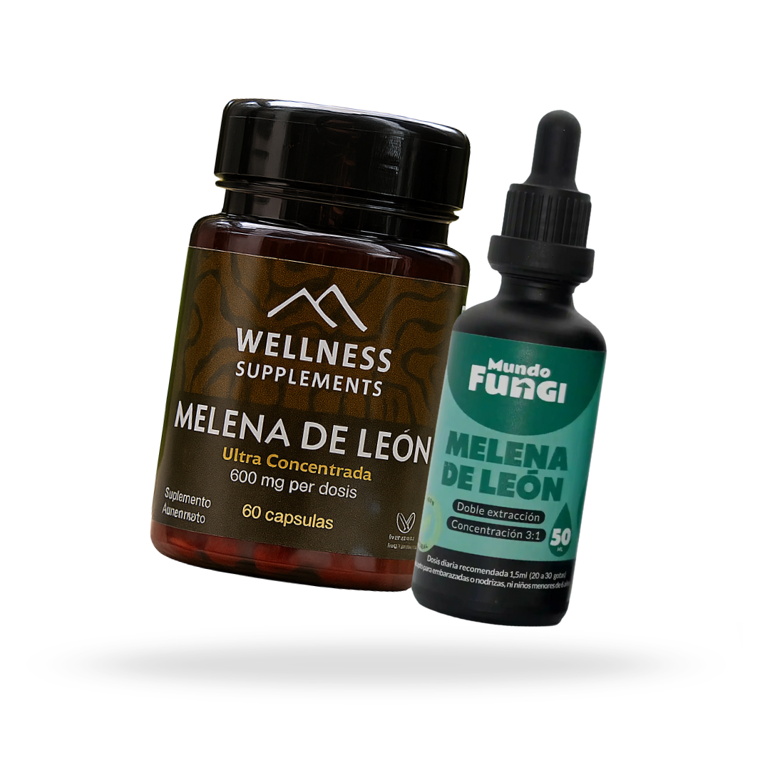 Pack Melena de León – Foco total, memoria activa y claridad mental