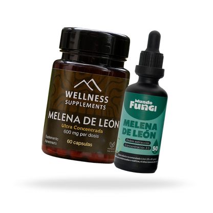 Pack Melena de León – Foco total, memoria activa y claridad mental