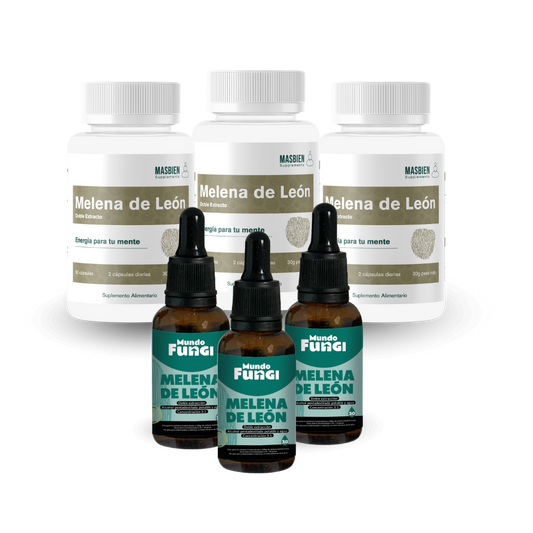 Pack Melena de León 3 Meses 🧠