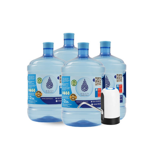Pack Inicial 💧 Bomba USB + 04 bidones 12L 🤩