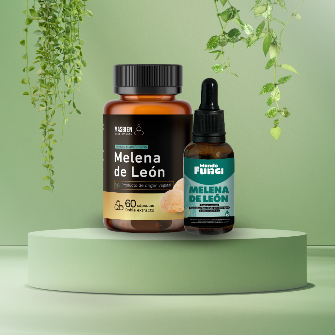 Pack Melena de León - Cápsulas y Gotas