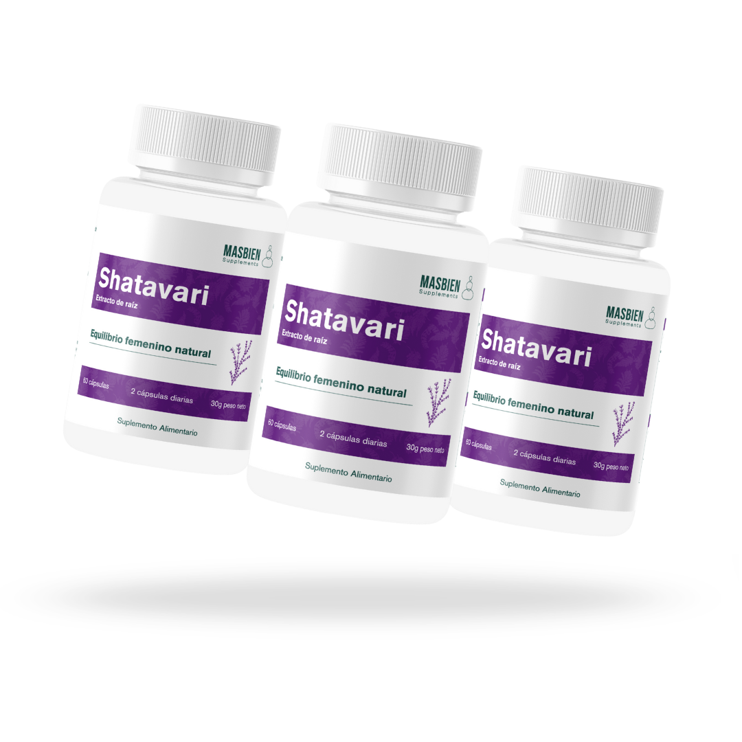 Pack Shatavari 3 Meses - Masbien 🌿