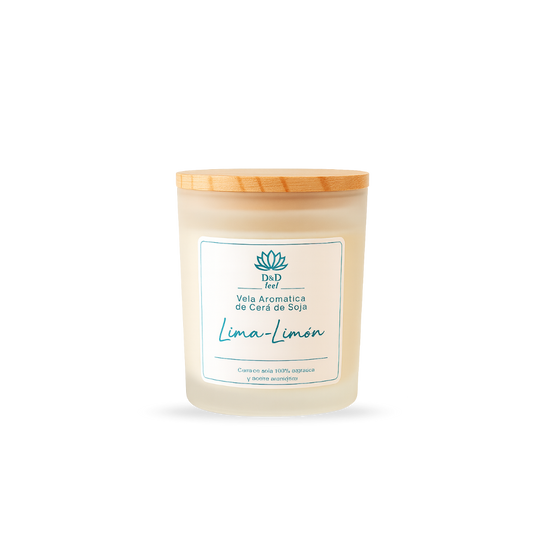 Vela Cera de Soja 130gr - Lima Limón
