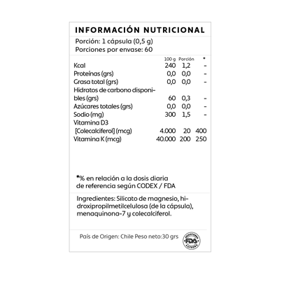 Vitamina D3 & K2