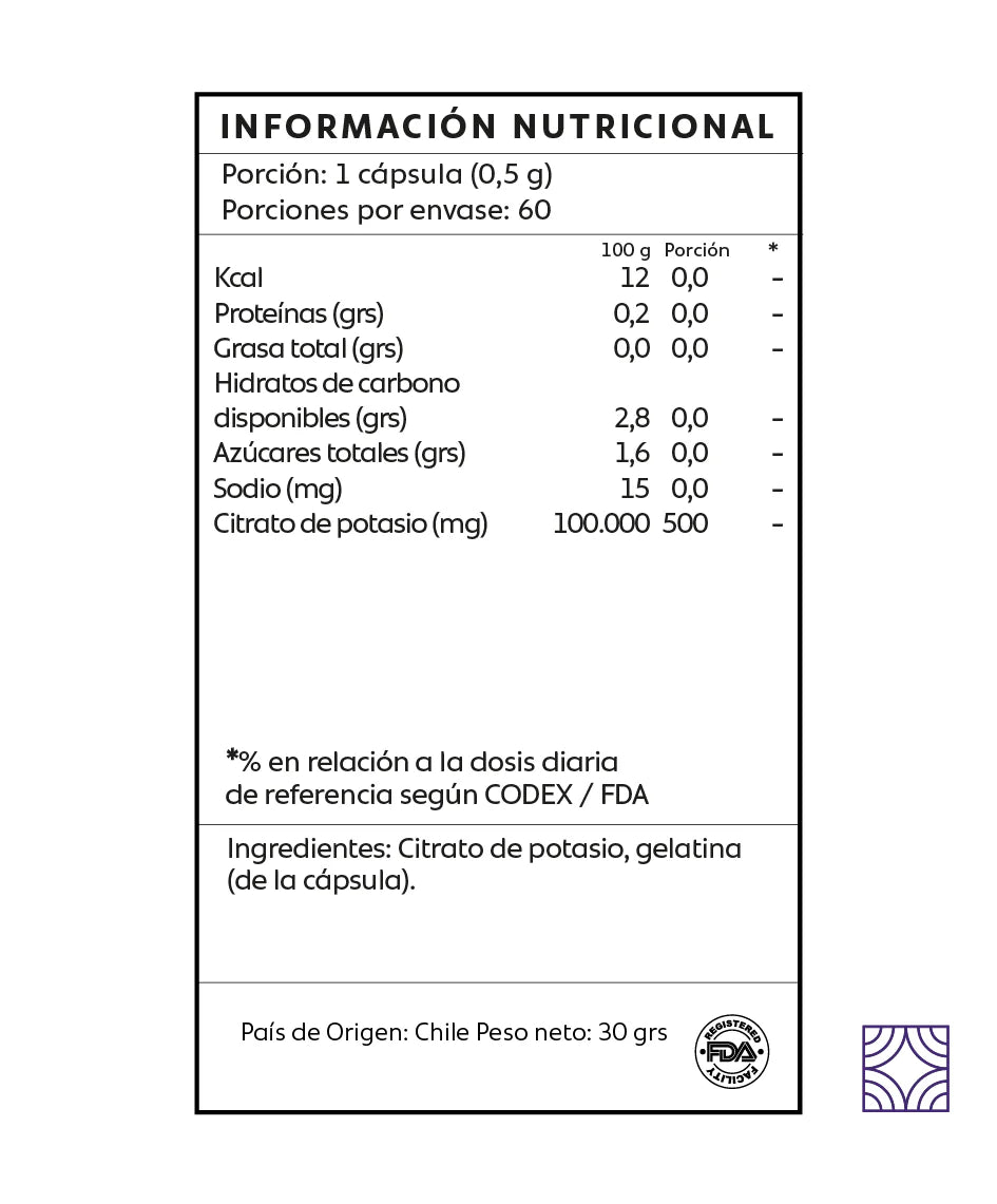 Citrato de Potasio 🫀💪 - Masbien